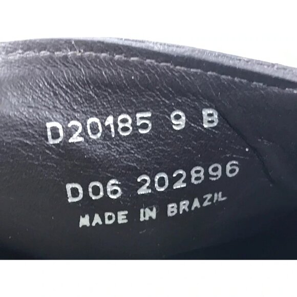 Cole Haan Womens Dark Brown‎ Suede Round Toe Slip On Cone Mule Heel Size US 9 B - Picture 9 of 9